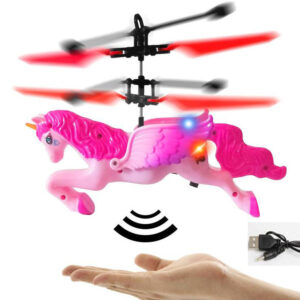 New Unicorn Induction Flying Machine Induction Pegasus Cartoon Helicopter Children's Toy